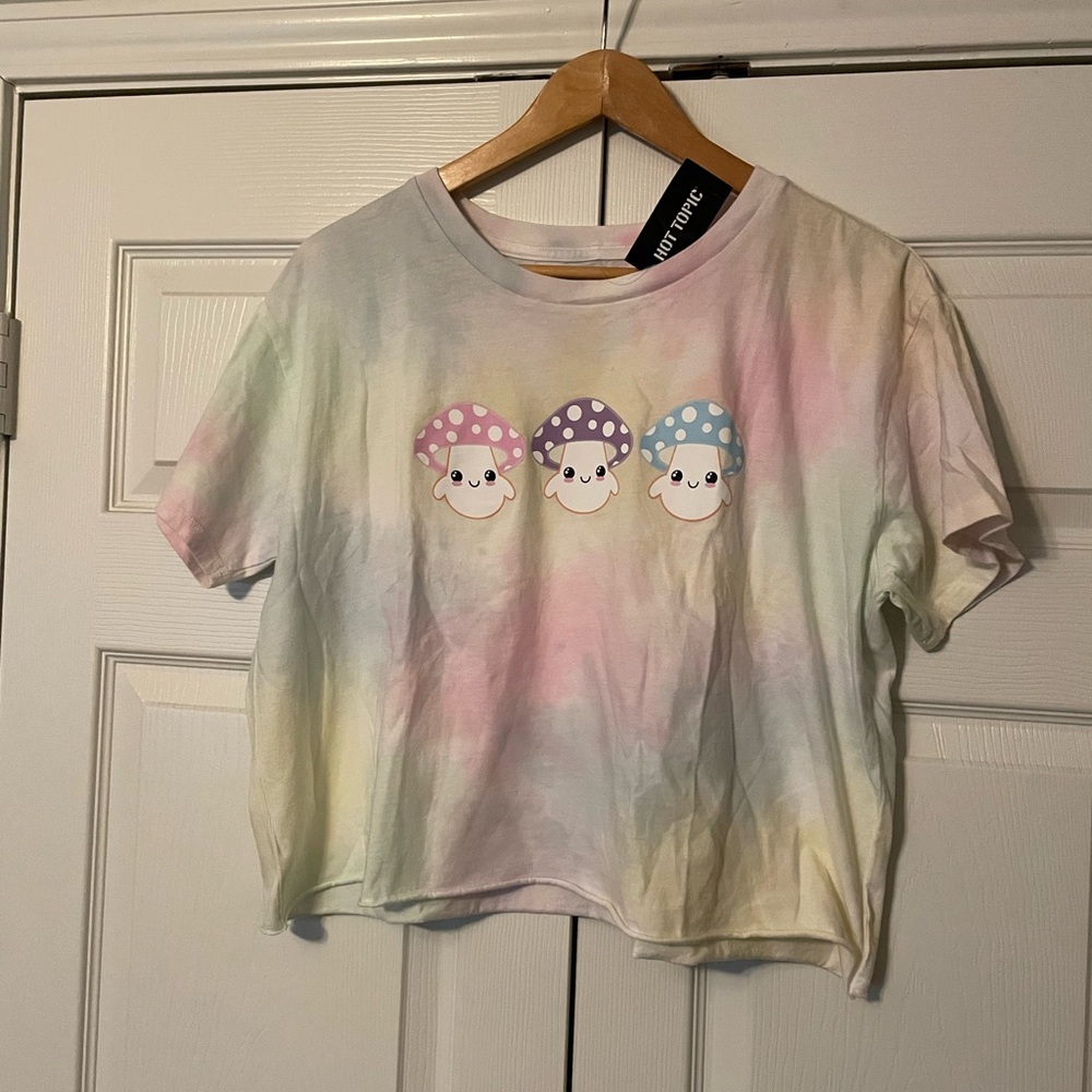 Hot Topic Tie-dyed Mushroom Tee